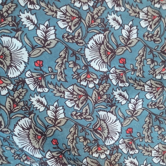 NWT Band of the Free Elise Teal Floral Wide Leg Pullon Pants Women's Size Small - Picture 9 of 10